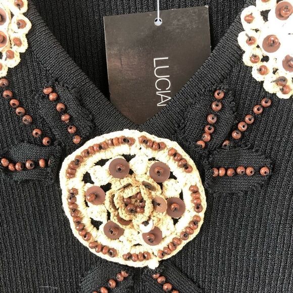 NWT Luciano Dante Sleeveless Sweater Size Medium - Picture 4 of 7